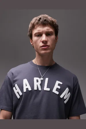 Topman Premium - Vasket grå oversized T-shirt med 