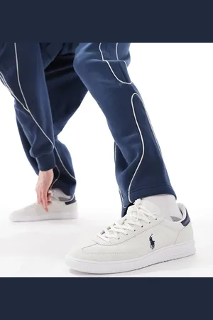 Ralph Lauren Heritage Court 110 - Hvide og marineblå sneakers