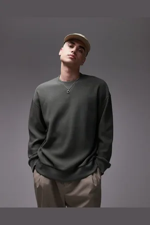 Topman Ottoman - oversized sweatshirt med rund hals