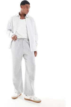 Hollister Grå superposede joggingbukser i sweatshirt-stof