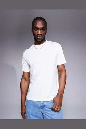 HUGO BOSS 10 - oversized T-shirt med centralt logo