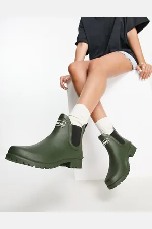 Barbour Wilton - Olivengrønne Chelsea-gummistøvler