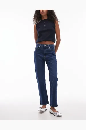 ARKET Jade - Jeans med stretch og smalle ben i mørkeblå vask