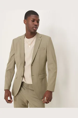 SELECTED Liam - Grøn smal blazer