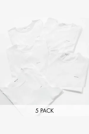 Paul Smith Pakke med 5 hvide T-shirts