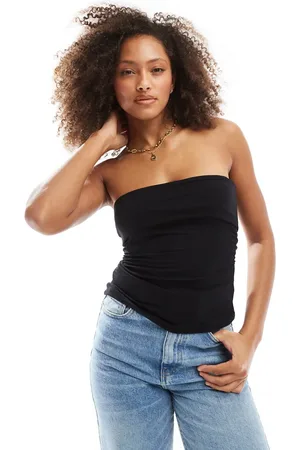Cotton On Cotton On - Rhi - , rynket og tætsiddende tube-top med bandeau-design