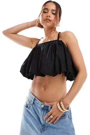 ASOS Cami-croptop med boblekant