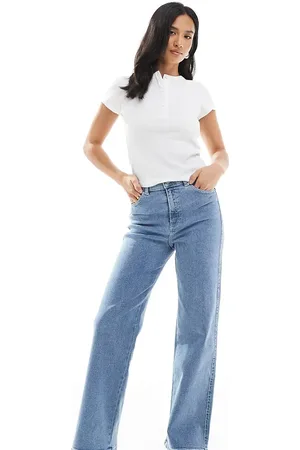 Dr Denim Moxy - Jeans med lige ben i lyseblå vask