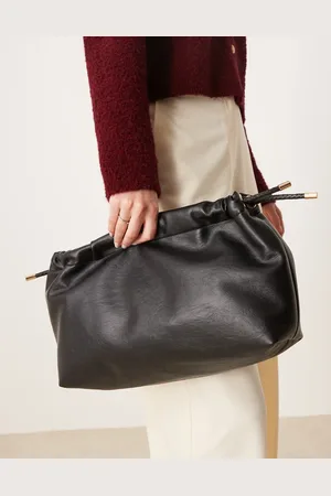 ASOS Clutch-taske med rynket top og plisserede bindebånd
