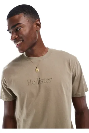 Hollister Og kortærmet T-shirt med logo-Blå