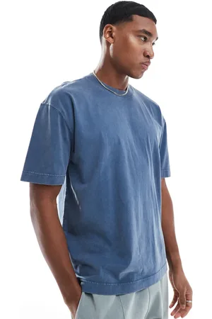 Hollister Og forvasket T-shirt med korte ærmer og firkantet pasform-Lyserød