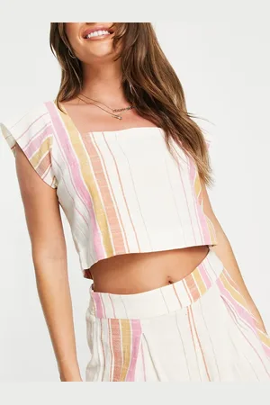 Rip Curl Rip Curl - Heat Wave - Strandtop i multifarvede striber - Del af sæt