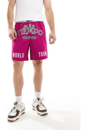 PUMA Mas Tiempo - Fodboldshorts i magenta