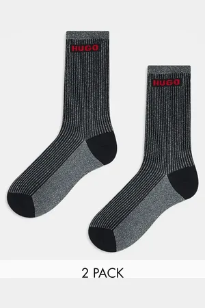 HUGO BOSS HUGO Bodywear - Pakke med 2 par sorte sokker