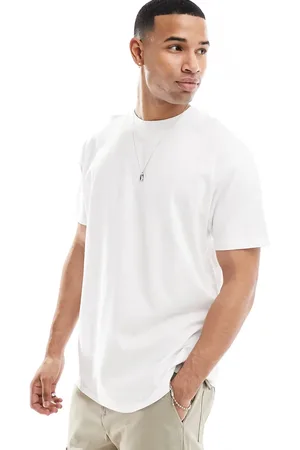 Brave Soul Oversized T-shirt med høj hals i