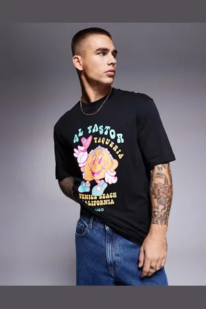 Hugo Blue T-shirt med tacoprint
