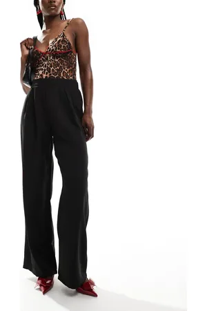 New Look Sorte pull on-bukser med vide ben