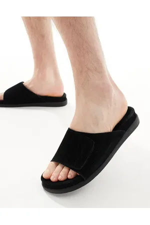 Schuh Samuel - Sorte sandaler i ruskind