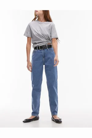 Calvin Klein Blå mom-jeans