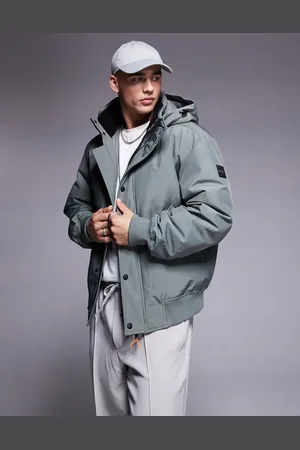 HUGO BOSS Osis - bomber-jakke med hætte og for