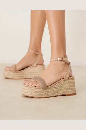 Glamorous Espadrille-sandaler med plateau-sål og