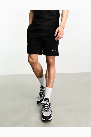 Nicce London Original - Sorte jerseyshorts med logo