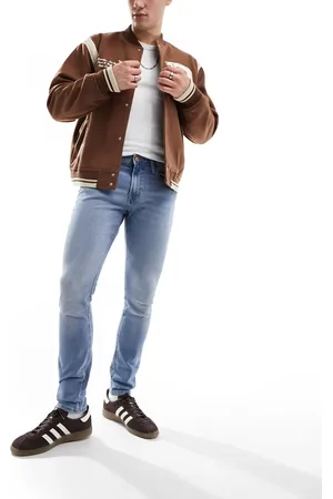 JACK & JONES Essentials - Liam - Jeans i lyseblå vask i skinny fit