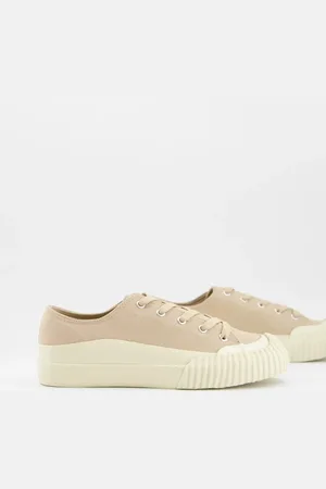 Monki Sesam - sneakers med chunky sål-Neutral