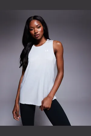Under Armour Tech - Grå fitness-top med snoning