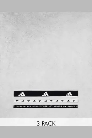 adidas Adidas Training - Pakke med 3 elastiske hårbånd i /hvid