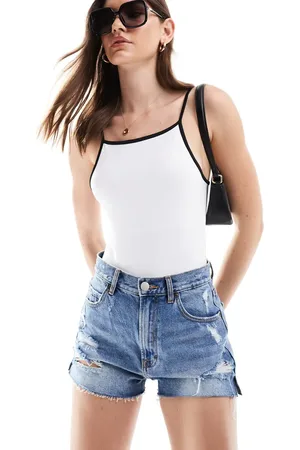 ASOS Cami-bodysuit i med sorte kanter