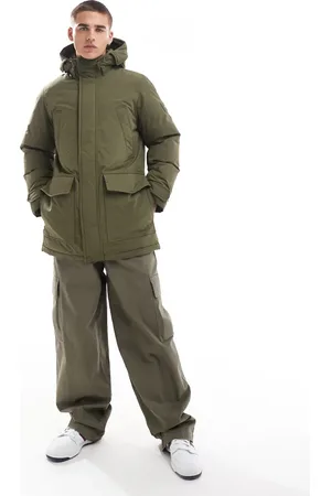 Tommy Hilfiger Rockie - Armygrøn parka-dynejakke