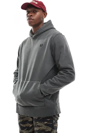 Fred Perry Kraftig hættetrøje i grå