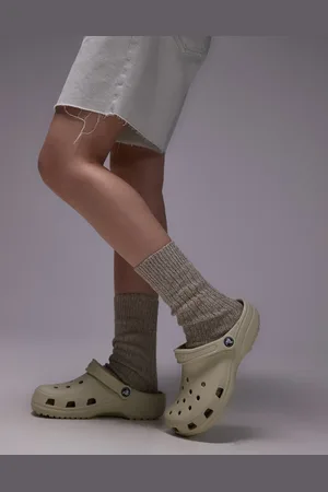 Crocs Unisex - Klassiske clogs i beige