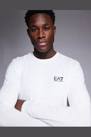 EA7 Armani - - langærmet t-shirt med logo