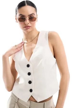 Pimkie Vest i hørlook-Neutral