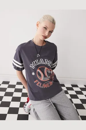 Monki Oversized college-T-shirt