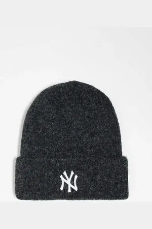 New Era NY Yankees - hue med bredt opsmøg-Sort