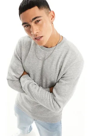 Only & Sons Grå sweathshirt med rund hals
