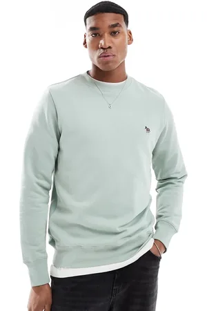 Paul Smith Lysegrøn sweatshirt med zebra-ikonlogo