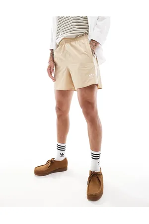 adidas Adicolour - Beige sprintershorts-Hvid