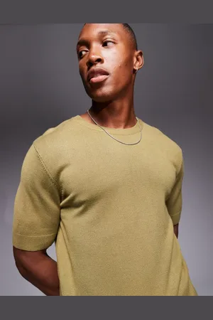 ASOS Kakigrøn strikket T-shirt - Del af sæt