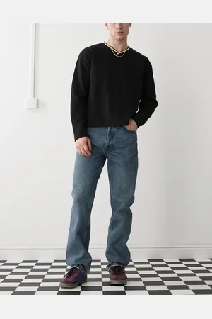 Dr Denim Dash - Jeans med lige ben i mellemblå vintage-vask i regular fit