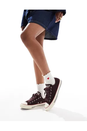 Converse Chuck Taylor - All Star Ox - Bordeaux sneakers med kantdetaljer