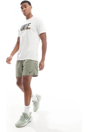Nike Totality Dri-FIT - Kakigrønne og strikkede 7-tommers shorts