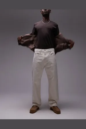 Tommy Hilfiger Ecrufarvede jeans med lige ben-Hvid