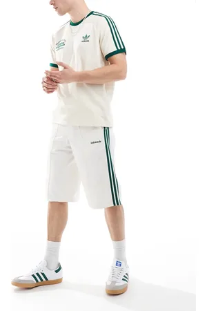 adidas Adidas Original - Hvide 11-tommer bermudashorts i 80