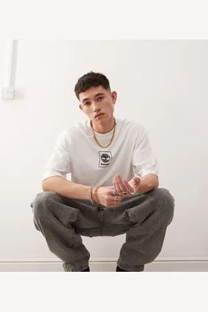 Timberland Oversized T-shirt med bjergprint - Kun hos ASOS