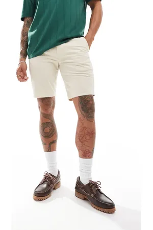 Farah Hawk - Chinoshorts i lys sandfarve-Neutral
