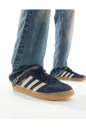 adidas Gazelle Indoor - Sneakers i marineblå/beige